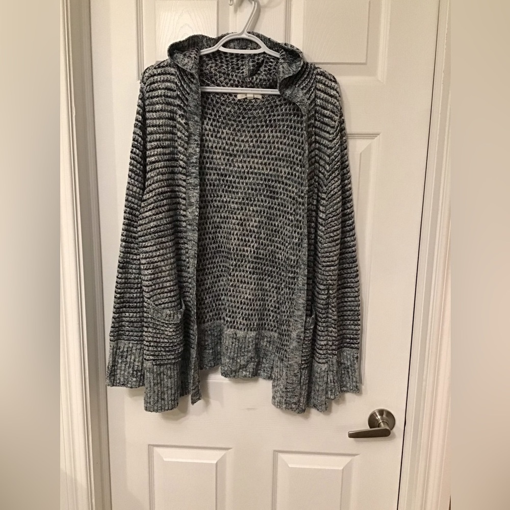 Plus Size 89th + Madison Hooded Cardigan